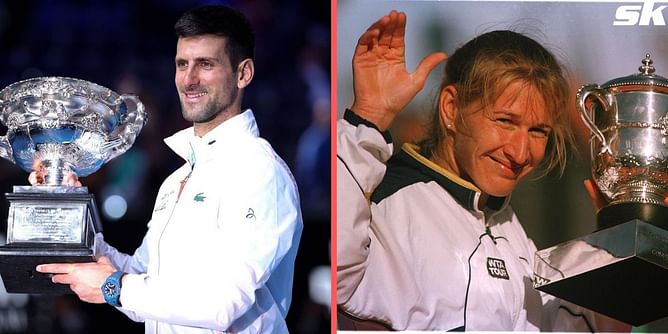 With Novak Djokovic and Steffi Graf both on 377 weeks as World no. 1, what other similarities do the duo share?