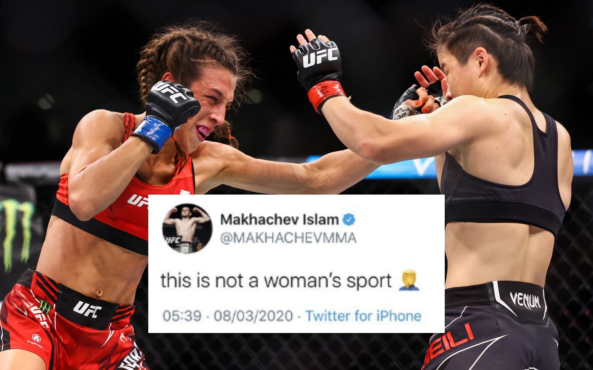 Screenshot of Islam Makhachev&#039;s tweet