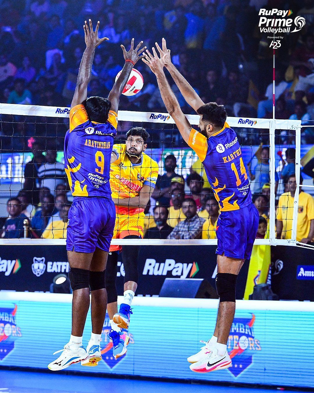 Prime Volleyball League 2023, Mumbai Meteors vs Bengaluru Torpedoes