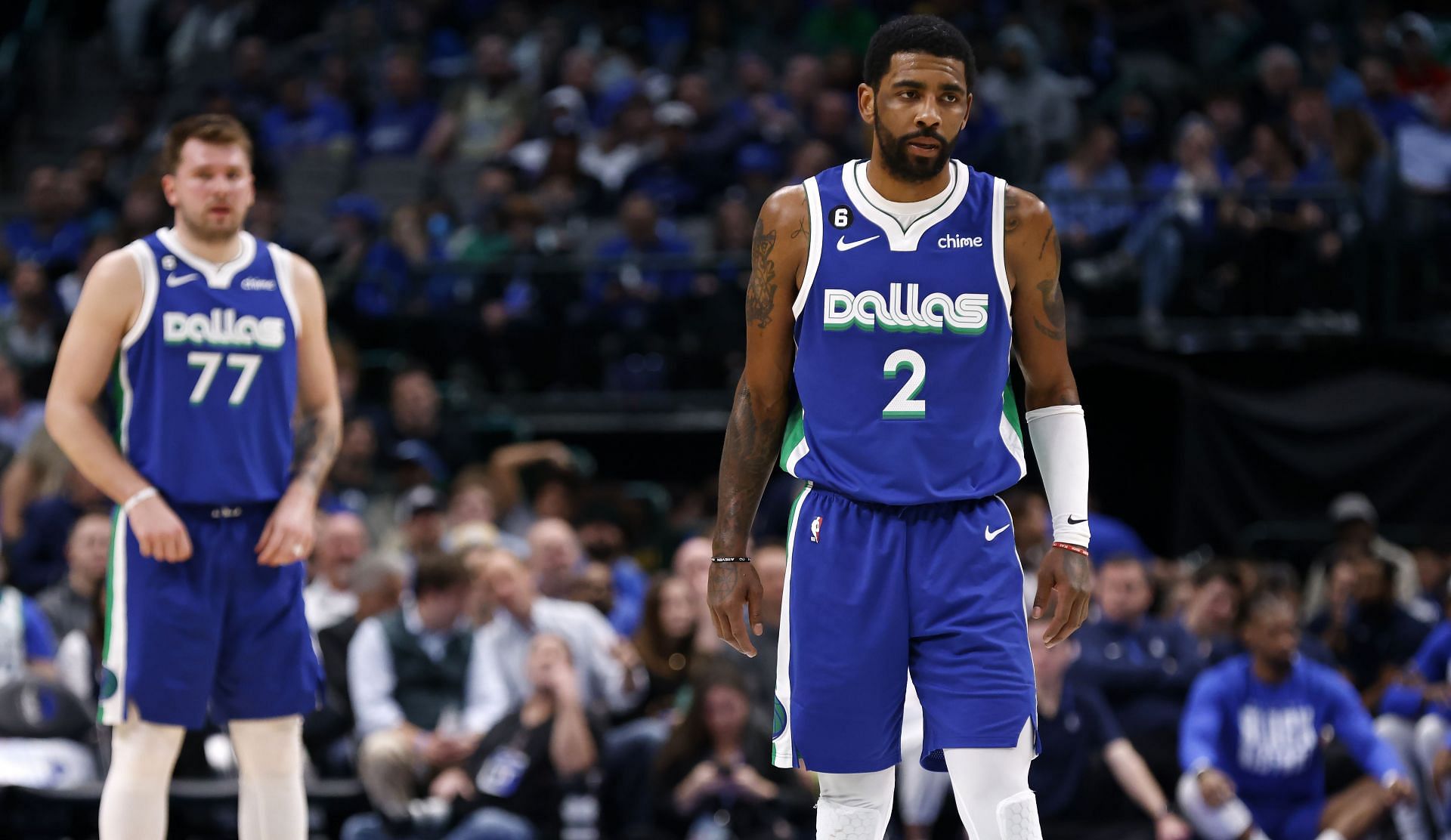 Irving has been great for the Mavs so far (Image via Getty Images)