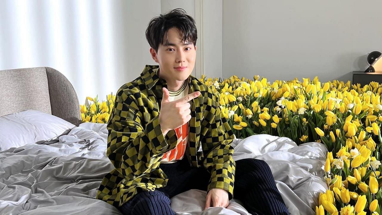 SM Entertainment defends EXO Suho after accusations of him stealing designer shoes (Image via Twitter/@weareoneEXO)