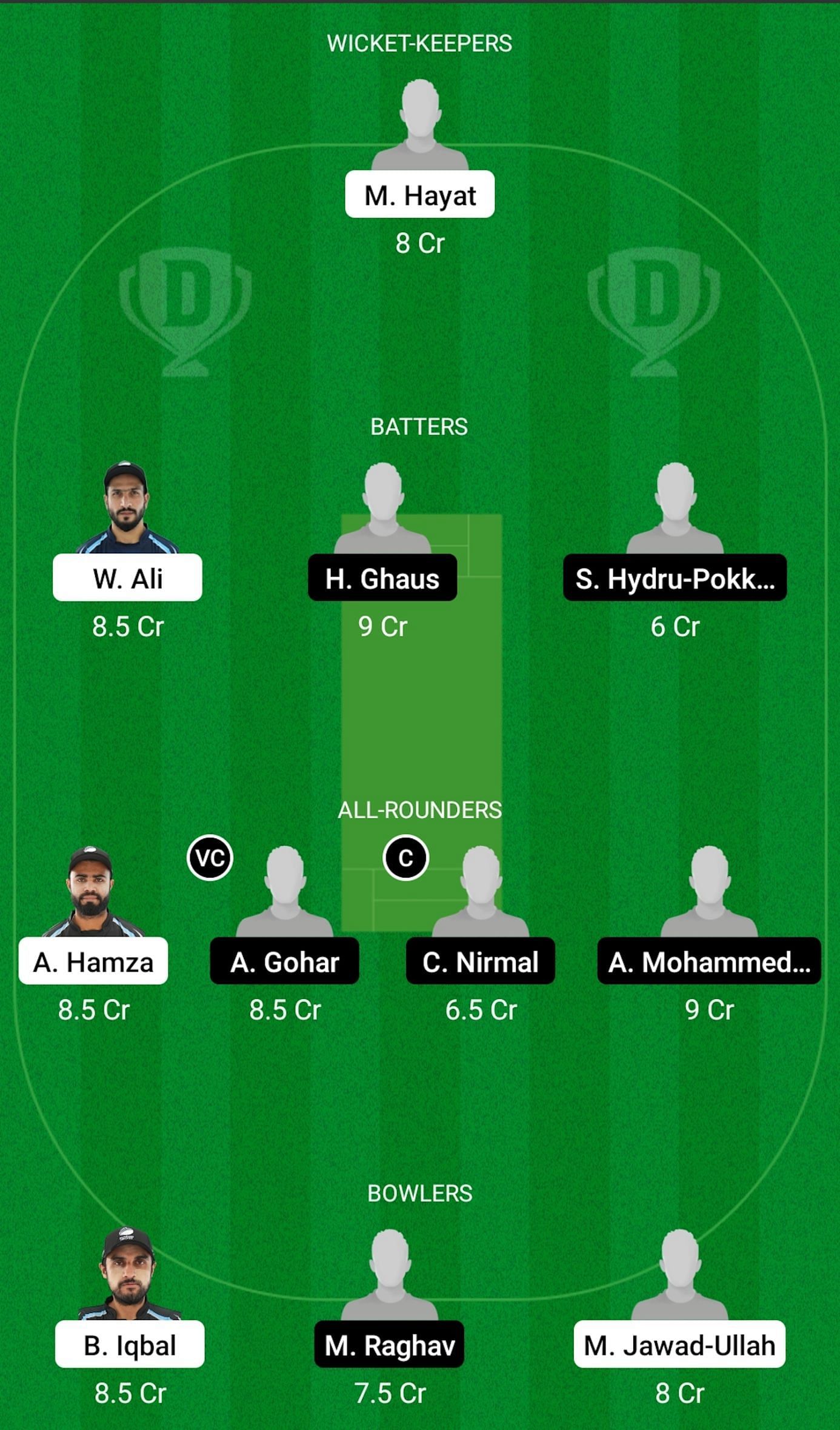 KWN vs DDD Dream11 Prediction Team Today, Grand League