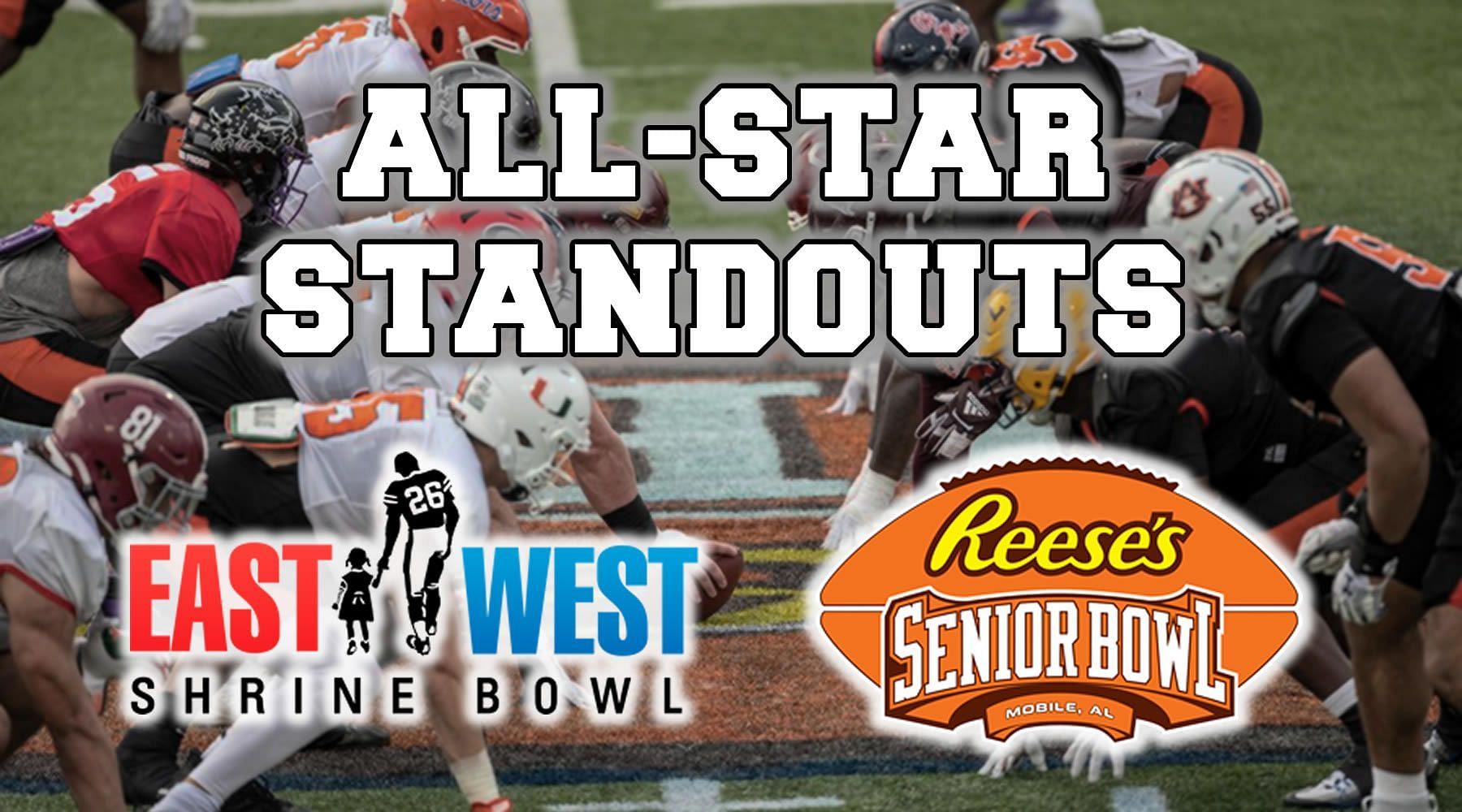 Biggest offensive standouts at the East-West Shrine &amp; Senior Bowl