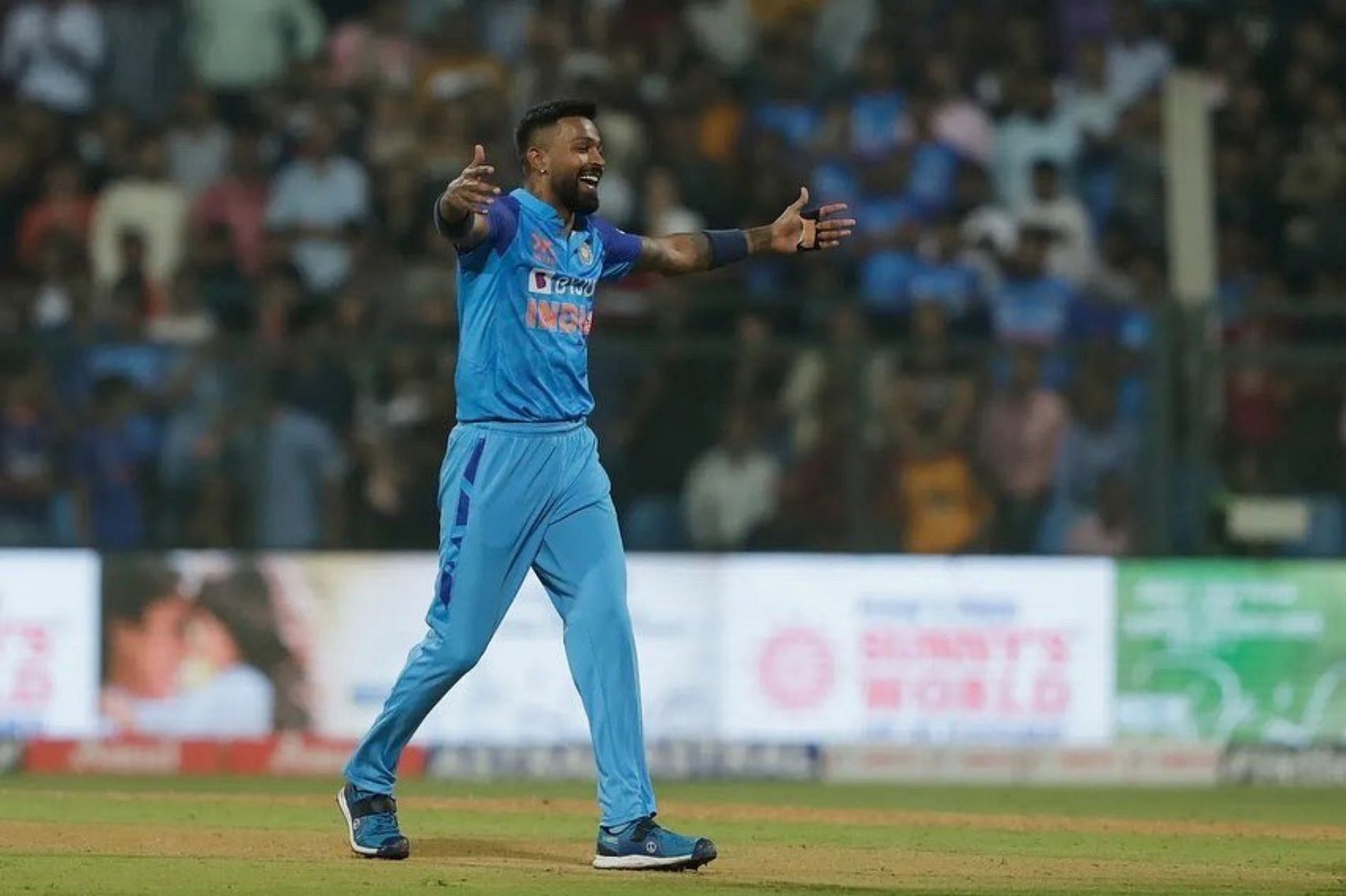 The Indian captain claimed four wickets in the decider in Ahmedabad. Pic: BCCI