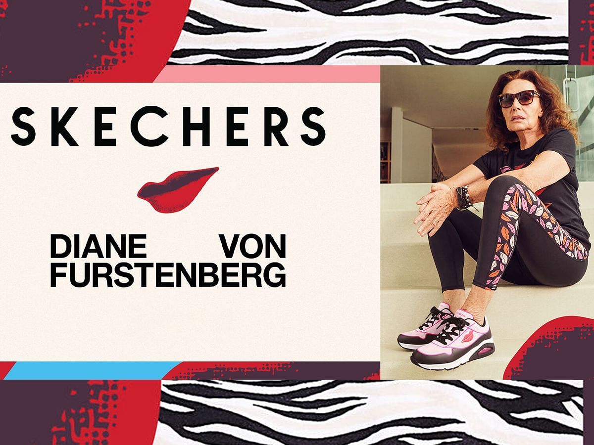 Skechers x Diane Von Furstenberg collection (Image via Skechers)