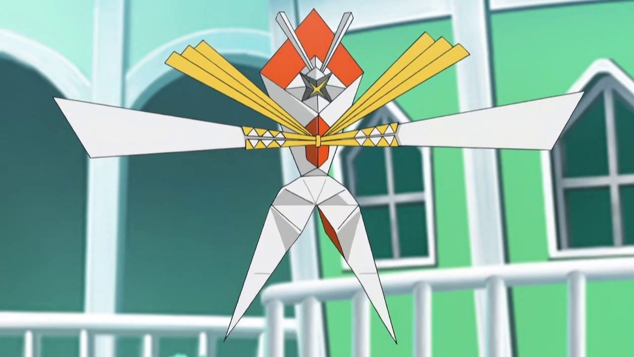 Kartana as it appears in the anime (Image via The Pokemon Company)