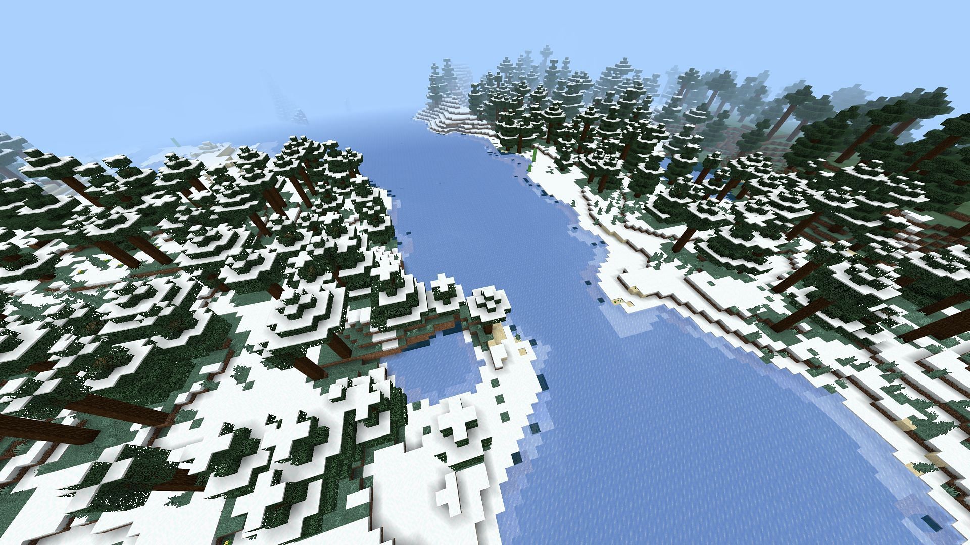 Regular ice blocks in Minecraft (Image via Mojang)
