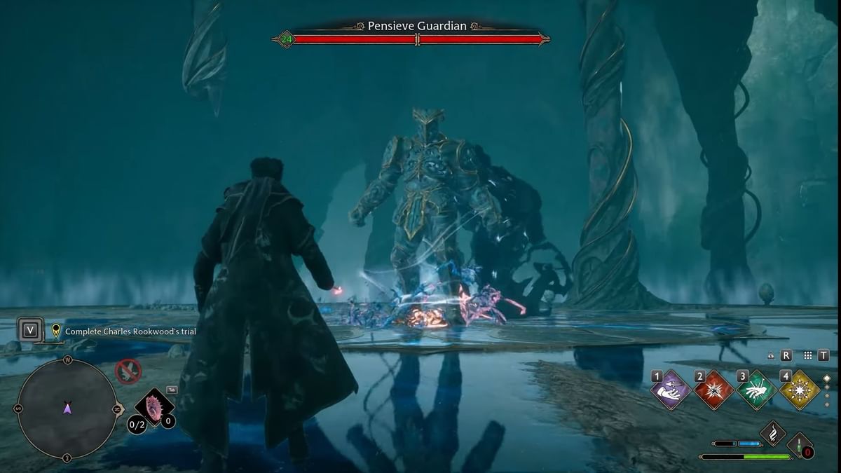 Hogwarts Legacy walkthrough How to complete Charles Rookwood's Trial