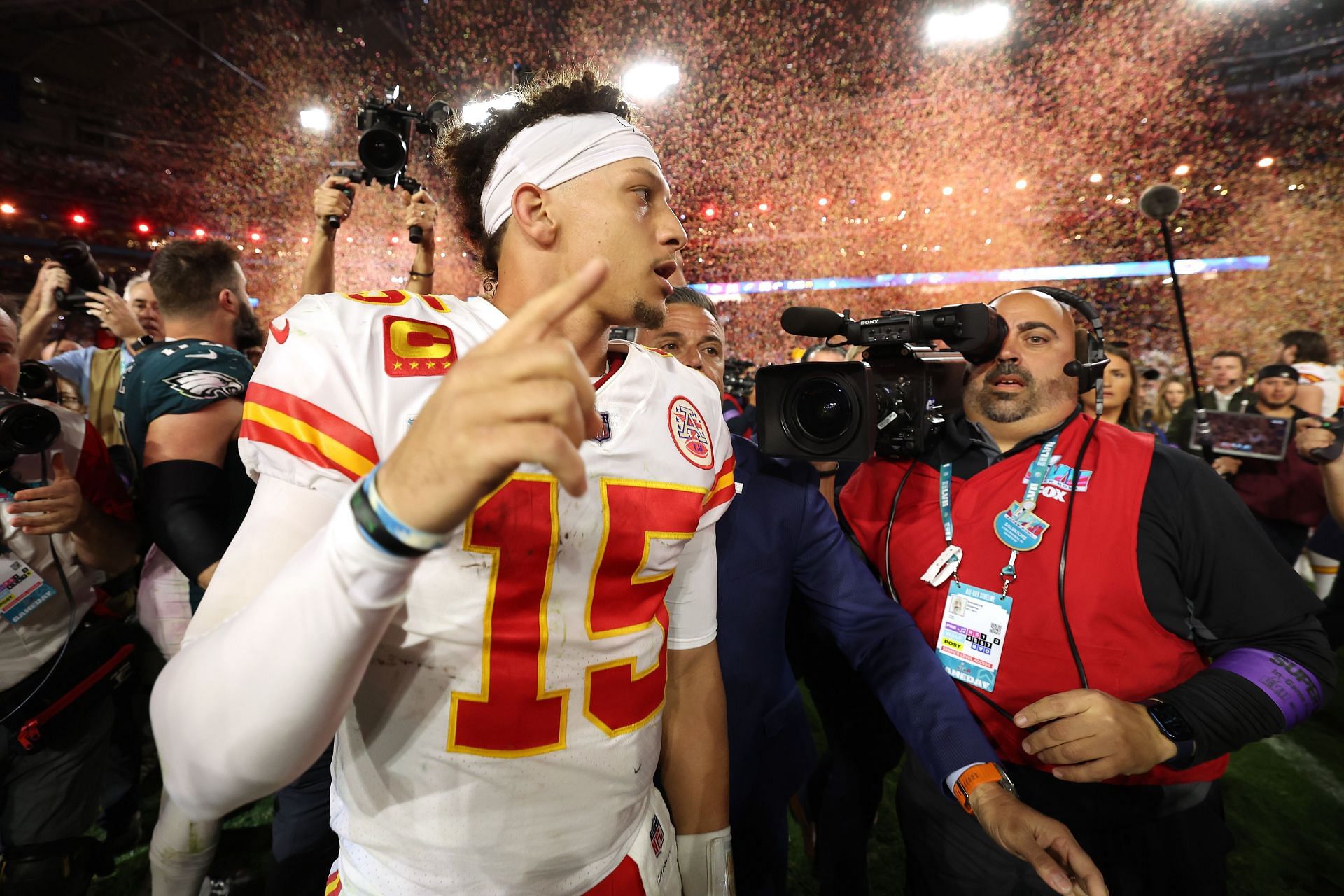 Patrick Mahomes: Super Bowl LVII - Kansas City Chiefs v Philadelphia Eagles