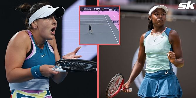 Bianca Andreescu reacts to incredible tweener winner from Alycia Parks