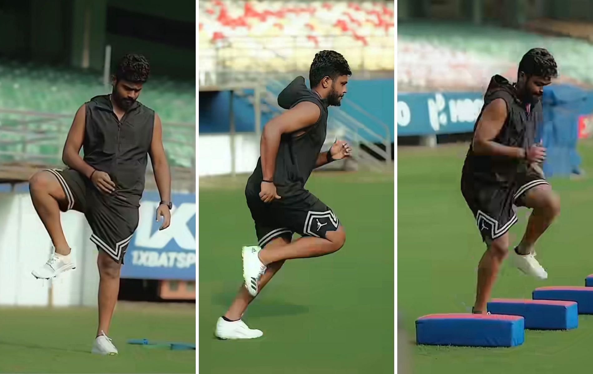 Sanju Samson during his recent training session. (Pics: Instagram)
