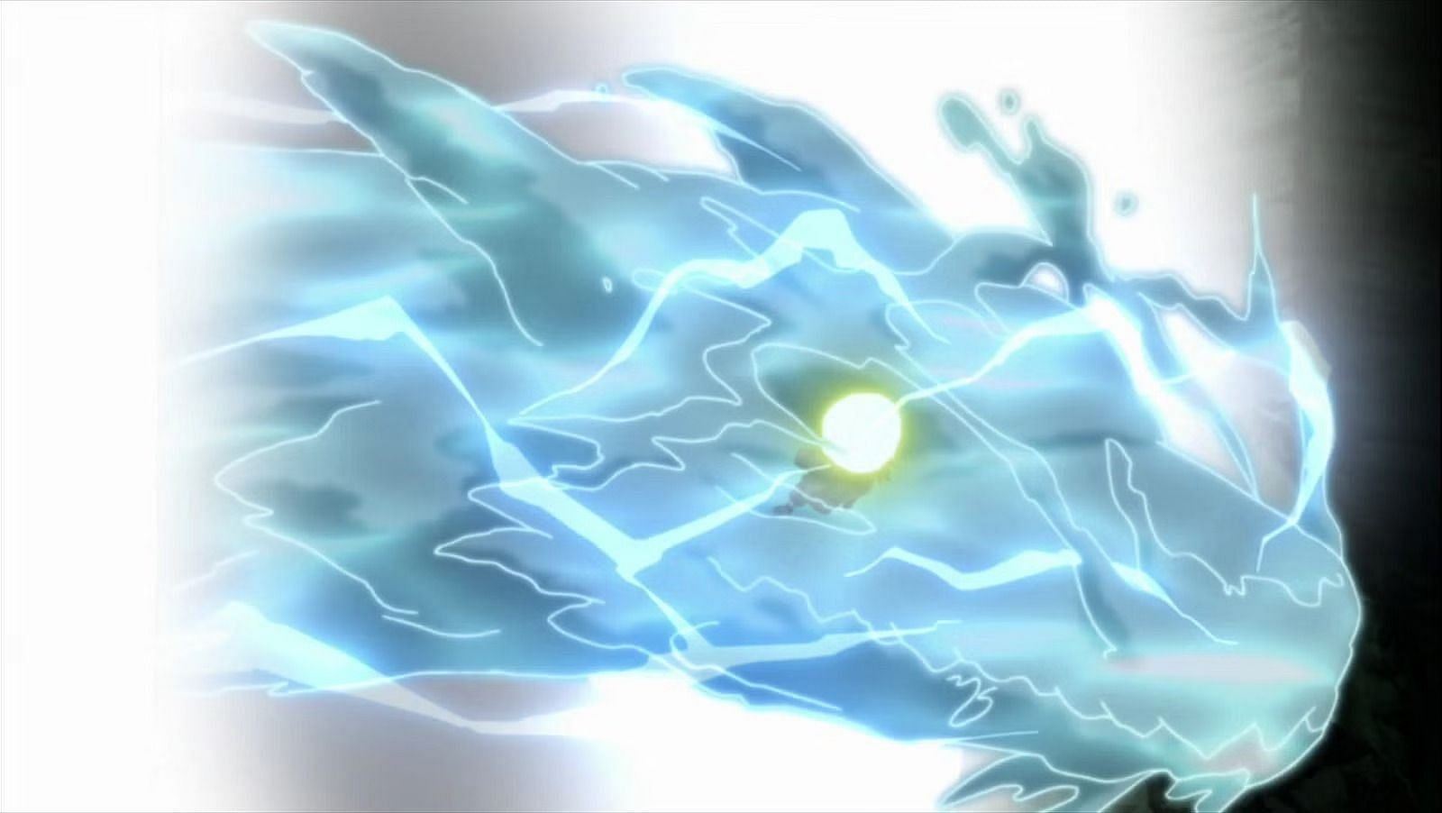 Water Release: Water Dragon Bullet Technique in Naruto (Image via Studio Pierrot)