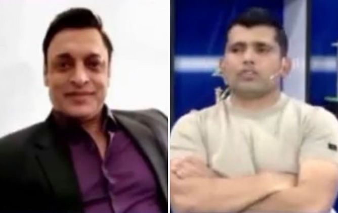 [Watch] Sakreen nahi hota, screen hota hai" - Shoaib Akhtar mocks Kamran Akmal's English on live TV