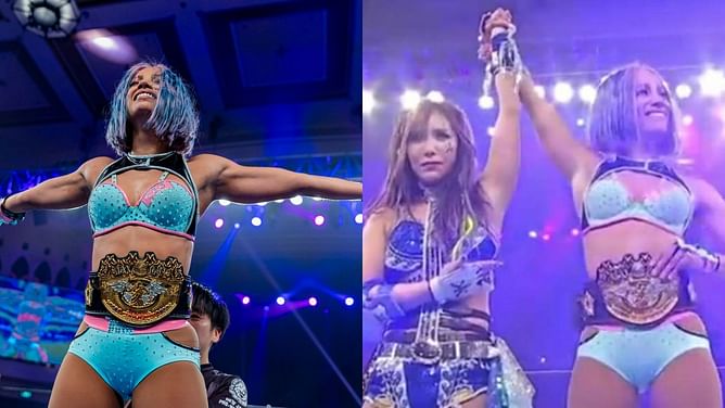 Top WWE Superstar spotted in a mask at NJPW Battle in the Valley to support Mercedes Monè