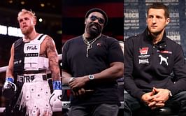 "I'm willing to bet" - Derek Chisora reacts to Jake Paul's back and forth with Carl Froch