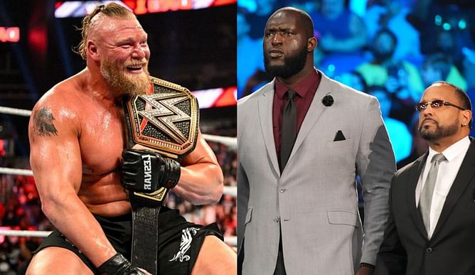 2 कारण क्यों Brock Lesnar vs Omos मैच WWE WrestleMania 39 में होना चाहिए और 2 क्यों नहीं होना चाहिए