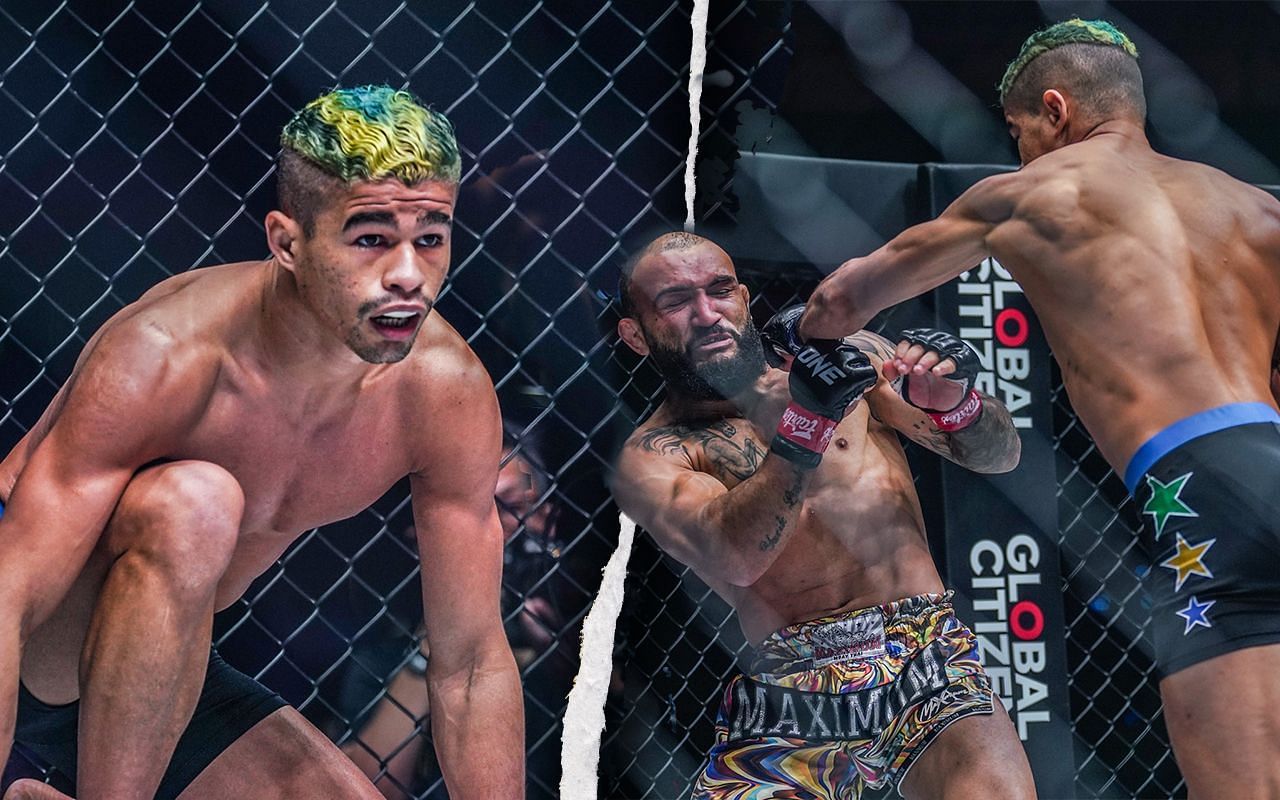 Fabricio Andrade (left, right, John Lineker (center), photo by ONE Championship