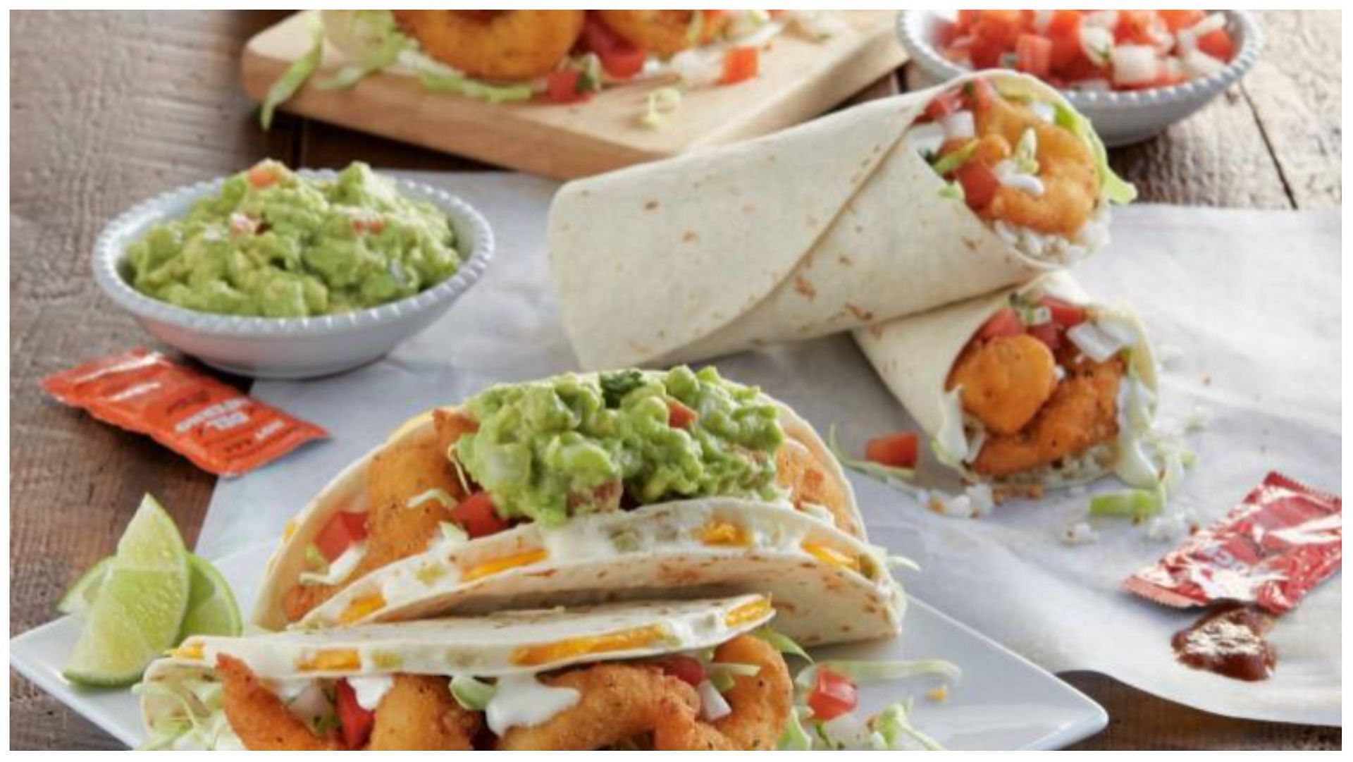 All about Del Taco new Crispy Jumbo Shrimp line-up! (Image via Del Taco)