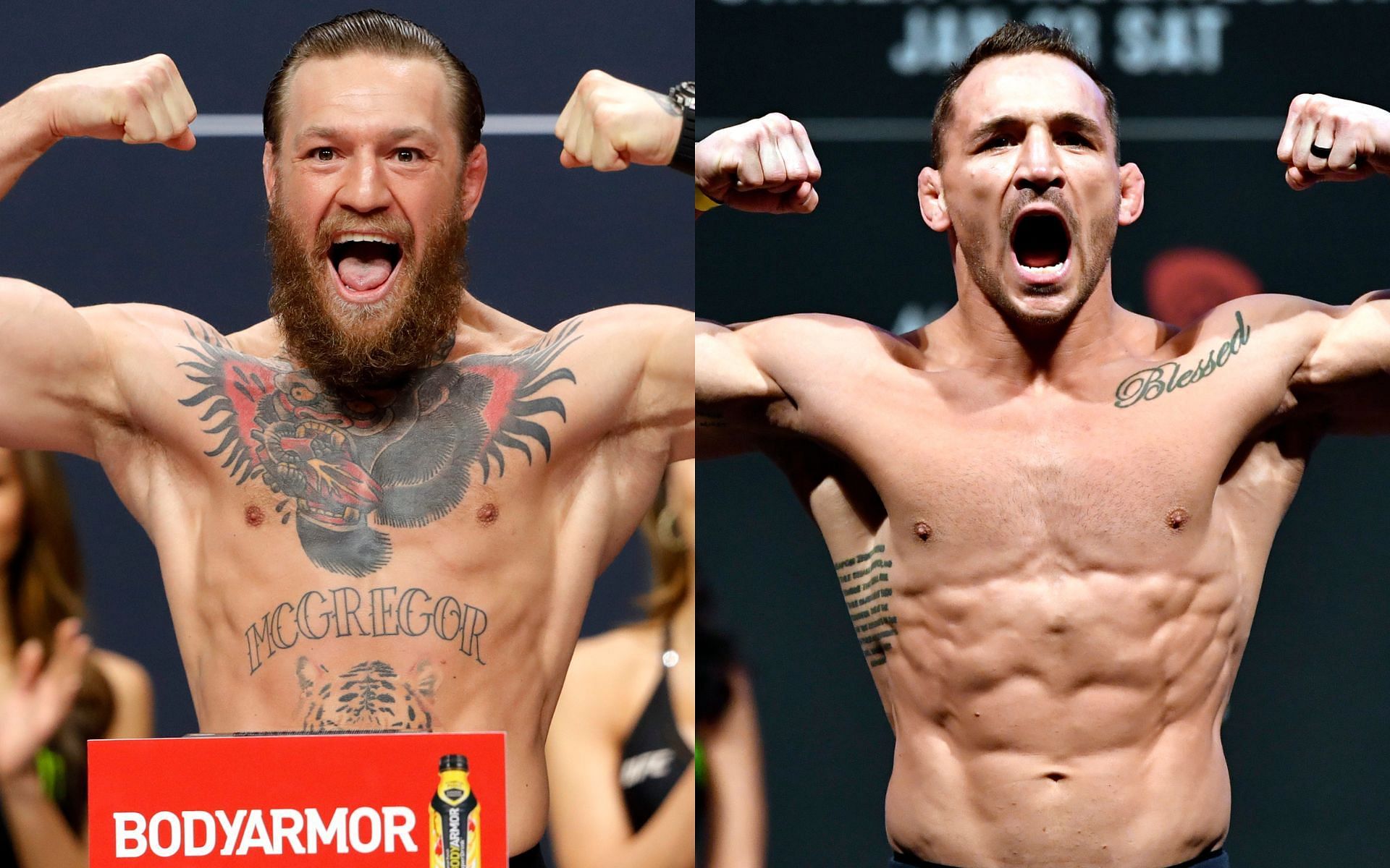 Conor McGregor (Left) and Michael Chandler (Right)