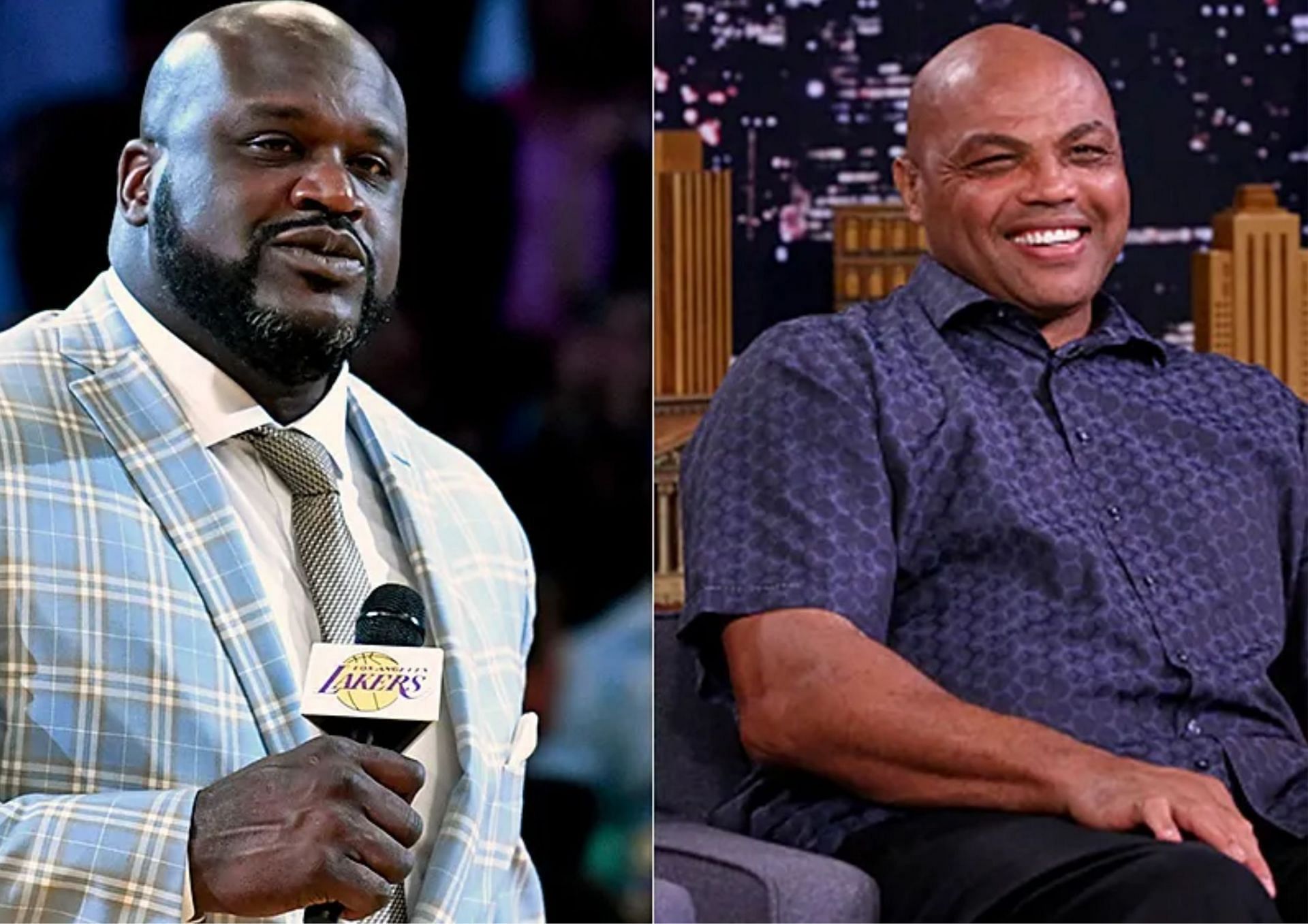 Charles Barkley and Shaquille O