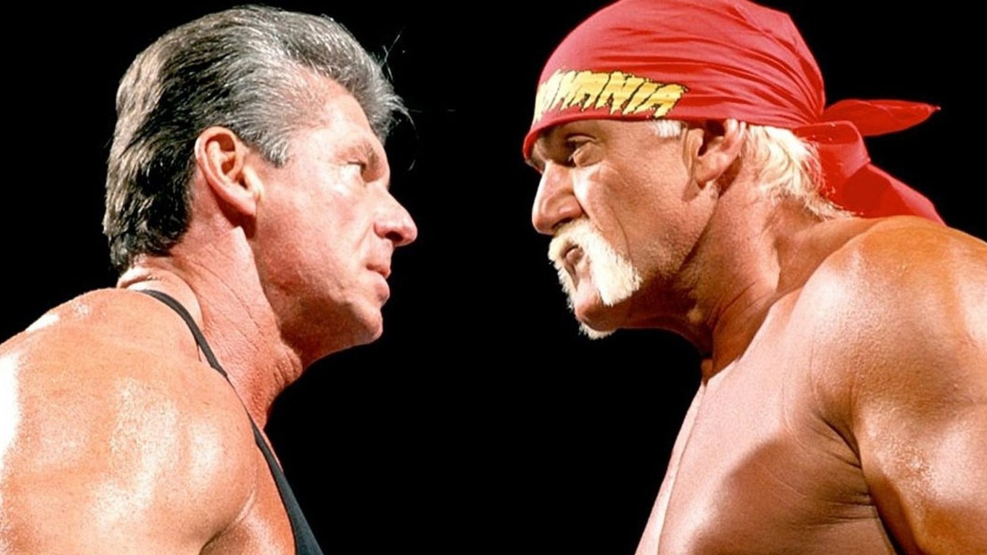 Vince McMahon (left) and Hulk Hogan (right)