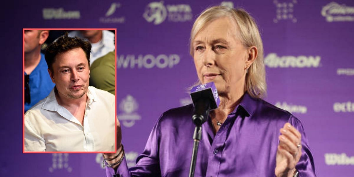 Martina Navratilova and Elon Musk