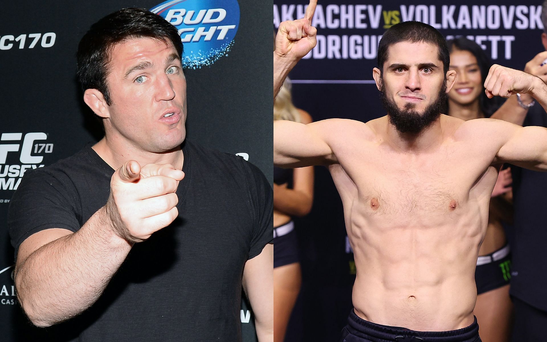Chael Sonnen (left) and Islam Makhachev (right) [Image credits: Getty Images] 
