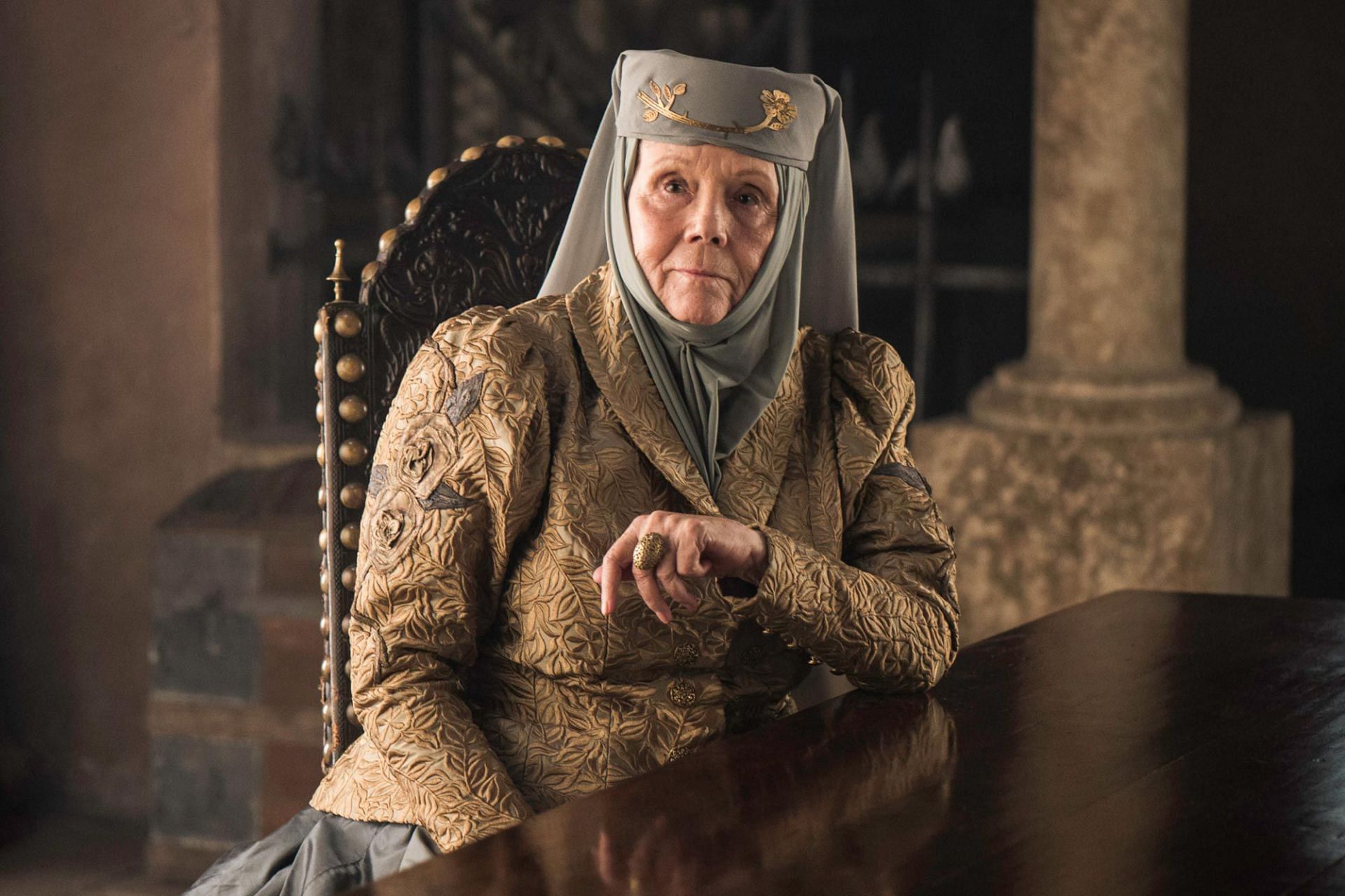 Diana Rigg as Olenna Tyrell in Game of Thrones (Image via HBO)