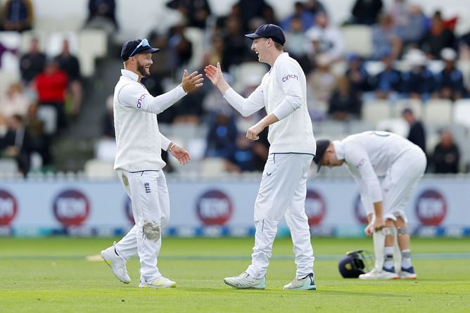 "He didn't miss his length at all, ey?" - Kane Williamson on becoming Harry Brook's maiden Test wicket