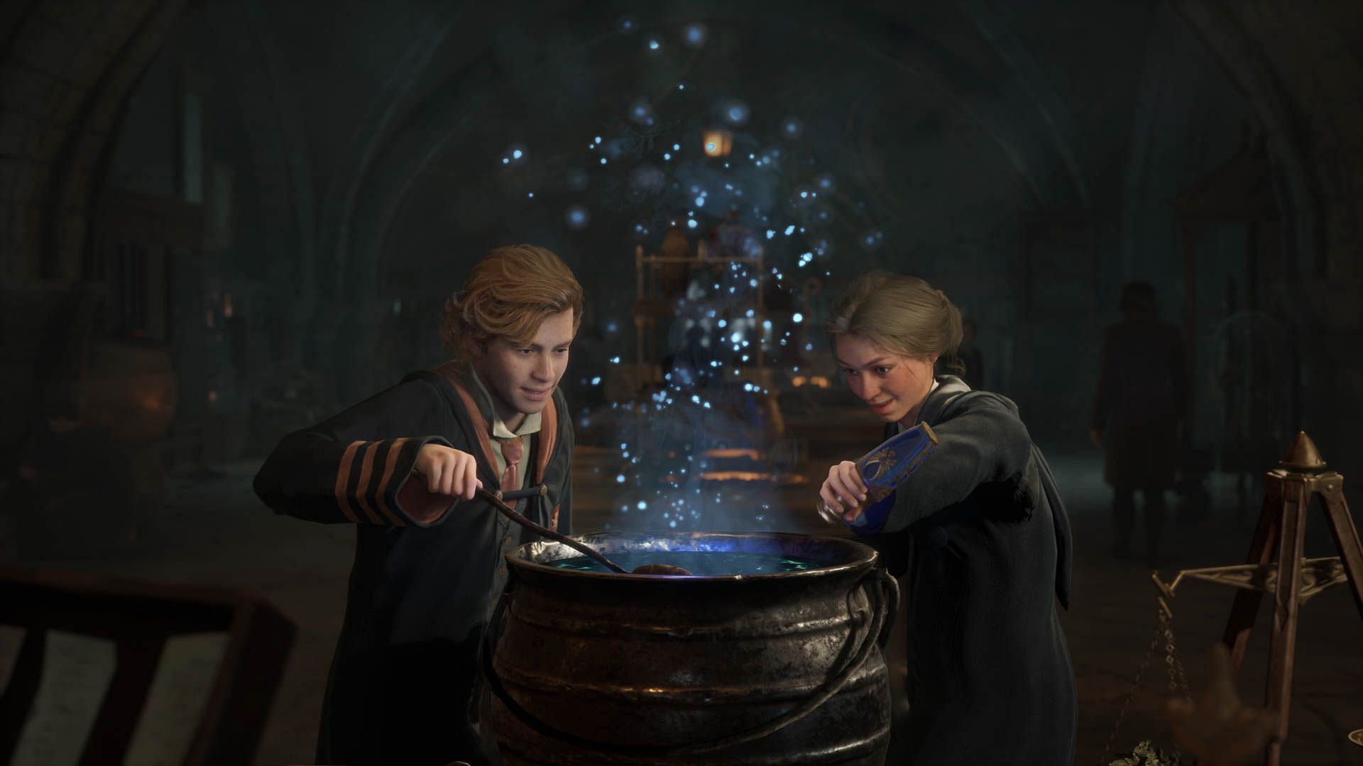 Hogwarts Legacy allows players to craft a variety of useful potions, granted they have the right resources for it (Image via Avalanche Games)