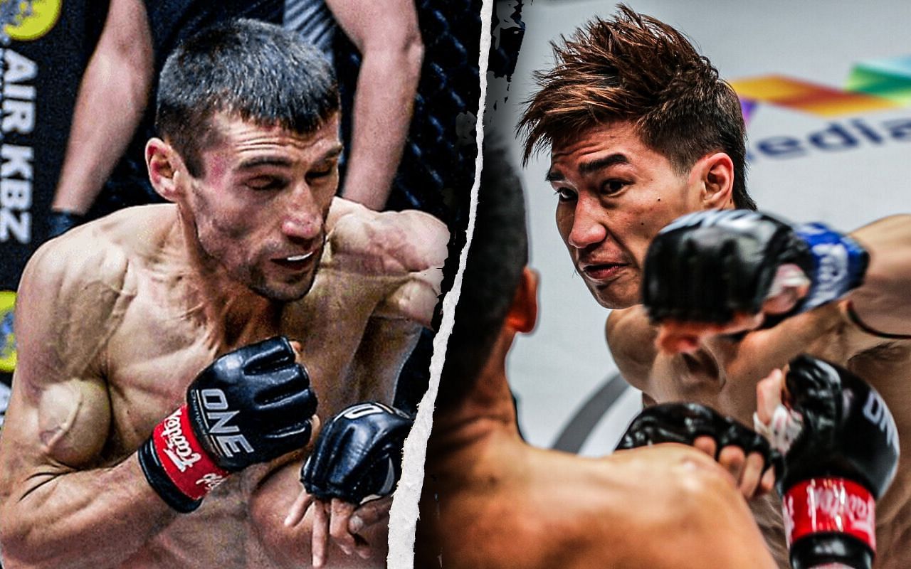 Jamal Yusupov (Left) faces Tawanchai (Right) on February 24