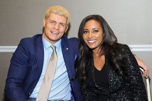 Cody Rhodes (left) and Brandi Rhodes (right)