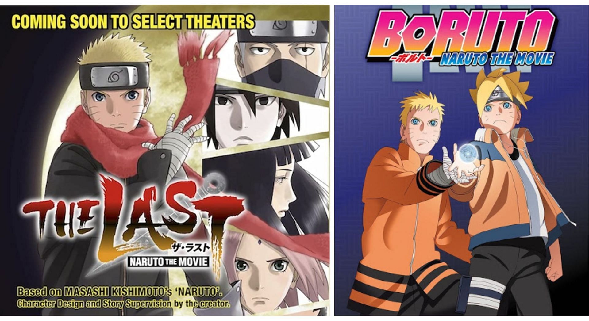 Posters for Naruto: The Last and Boruto: The Movie (Image via Sportskeeda)