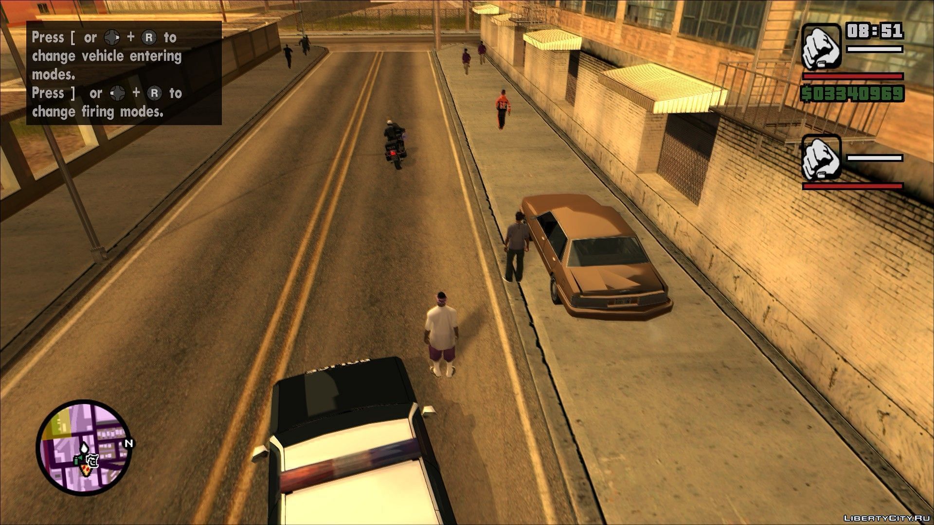 Blog do San Andreas: 2 Player mode GTA San Andreas PS2