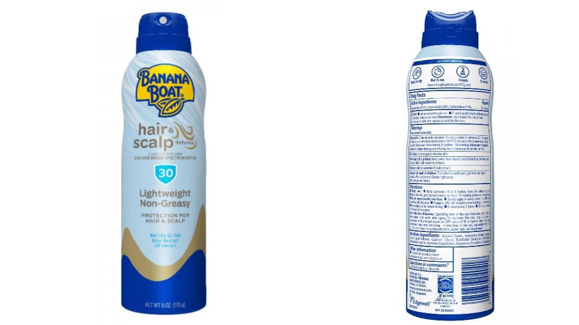 Banana Boat sunscreen callback now includes four batches of SPF 30 sunscreen sprays (Image via FDA)