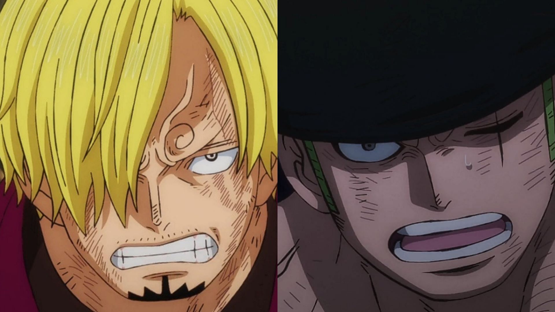 Sanji and Zoro in One Piece episode 1052 (Image via Toei Animation)