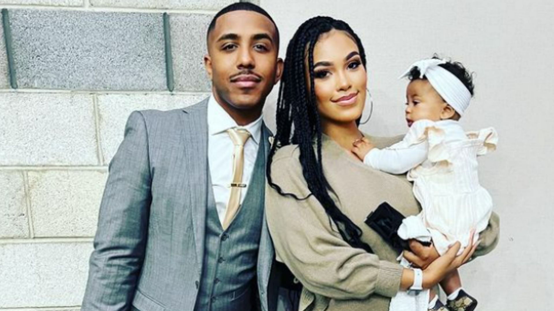 Marques Houston and wife Miya Dickey