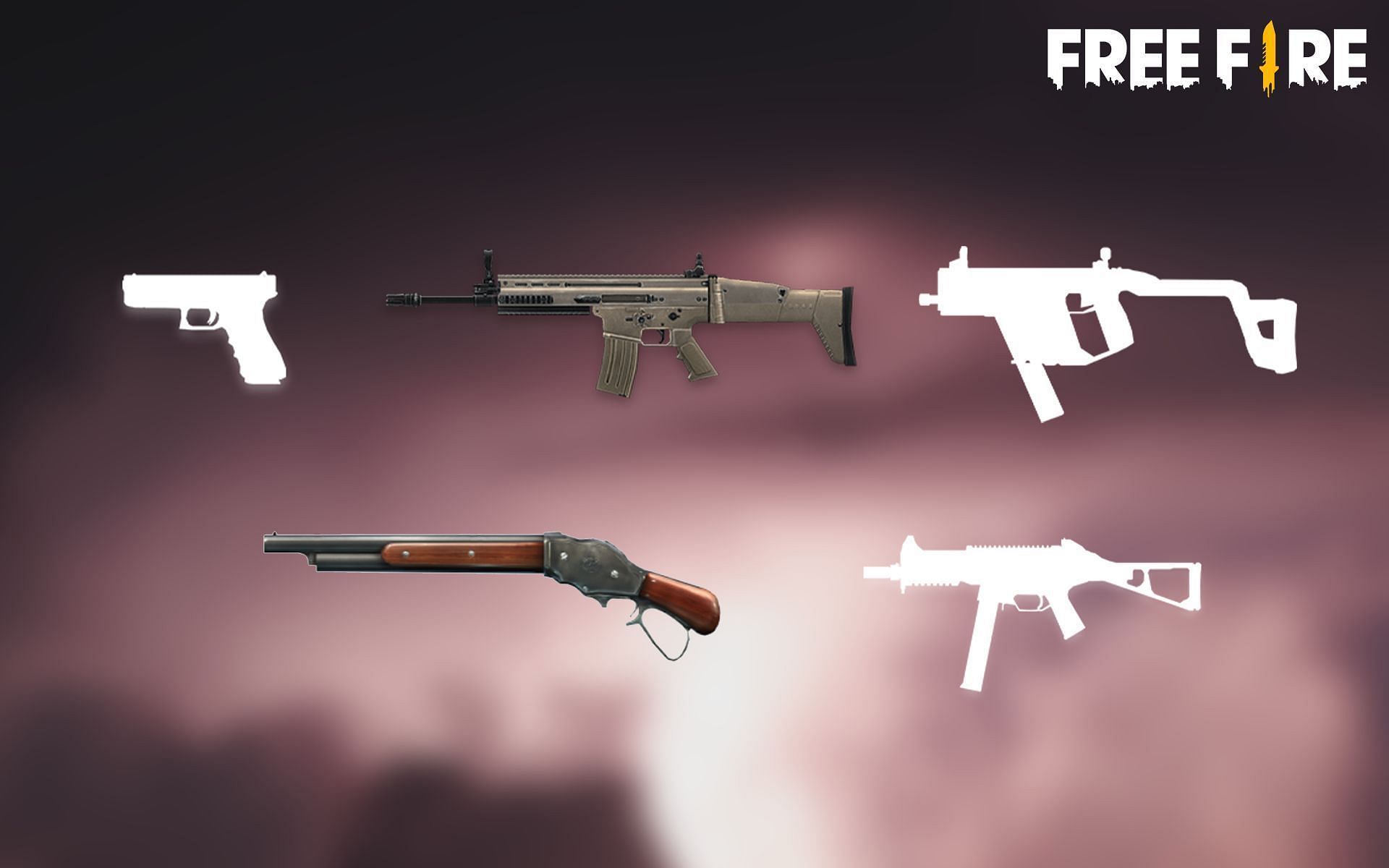 Best Free Fire guns to use for beginners (Image via Sportskeeda)