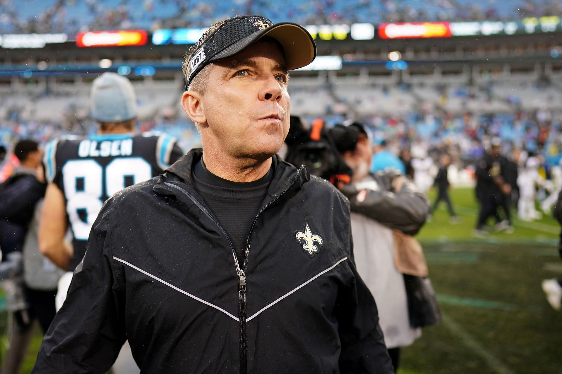 Sean Payton with the New Orleans Saints
