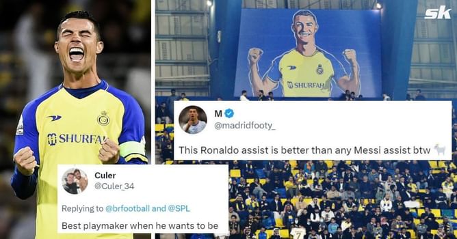 “Better than any Messi assist”, “Best playmaker when he wants to be” – Fans salute Cristiano Ronaldo as he pulls off unbelievable assist for Al-Nassr