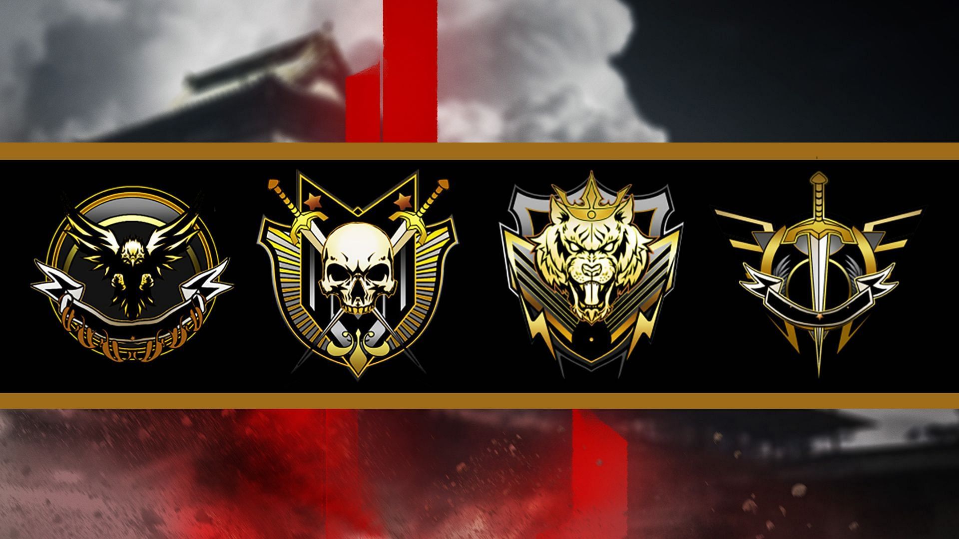 A glimpse of the Prestige Rank emblems in Modern Warfare 2 (Image via Activision)