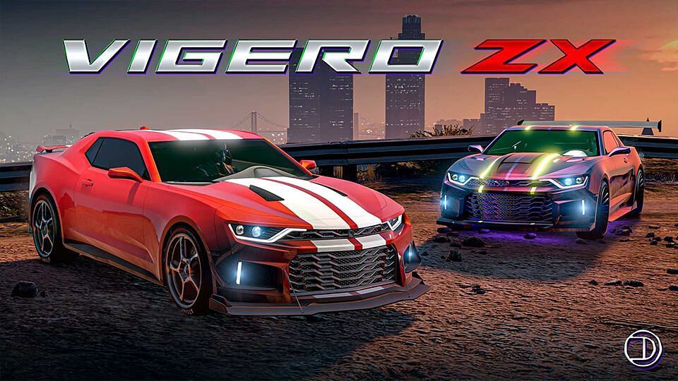 Vigero ZX and the HSW Vigero ZX (Image via Rockstar Games)