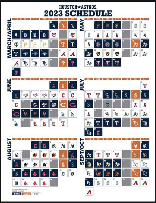 Where can I watch Houston Astros Opening Day 2023? Timings, TV and