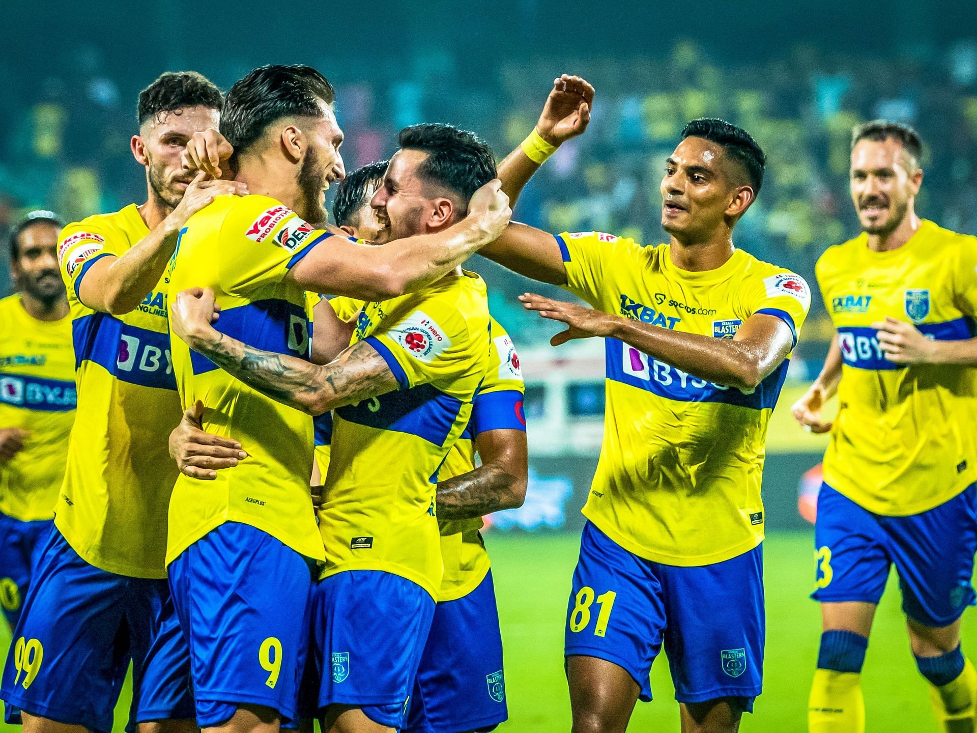 Can the Blasters go one step closer to sealing qualification with a win in this game? (Image Courtesy: Kerala Blasters FC Twitter)