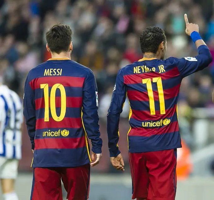 Messi Neymar PSG: Nostalgia kicks in as Lionel Messi & Neymar Jr seen in No  10- No 11 jerseys - Check Out