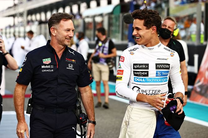 Lando Norris jokes Christian Horner's 'good looking' comment cost 'a lot' of money
