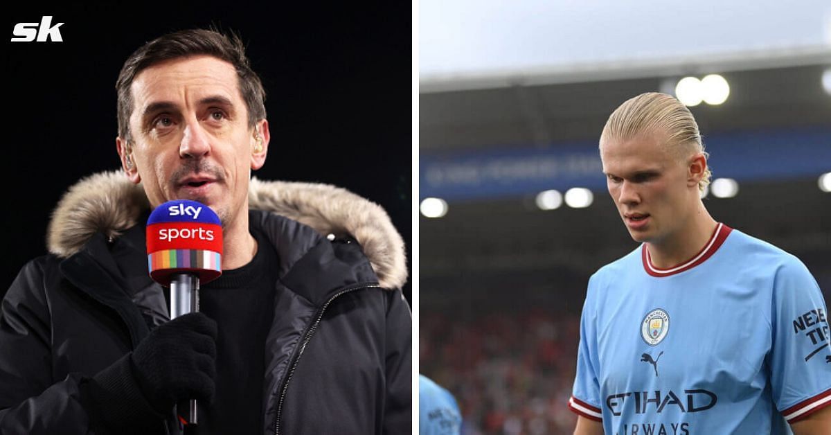 Gary Neville has lambasted Manchester City players for their lack of creativity.