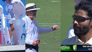 [Watch] Ravindra Jadeja rattles Steve Smith's stumps on a no-ball, India return to play again after celebrating win in 1st IND vs AUS Test
