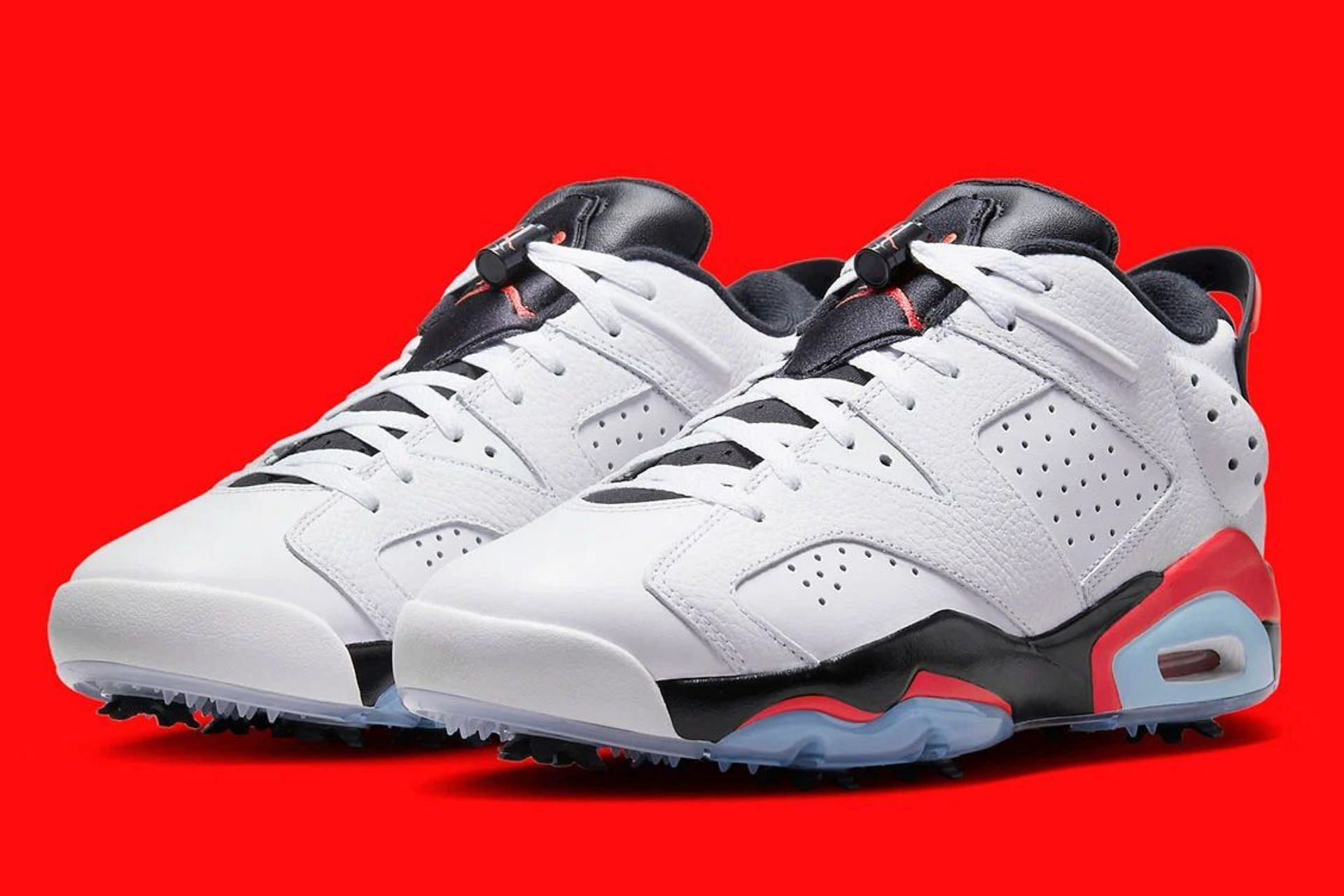 Air Jordan 6 Low Retro Infrared golf shoes (Image via Nike)