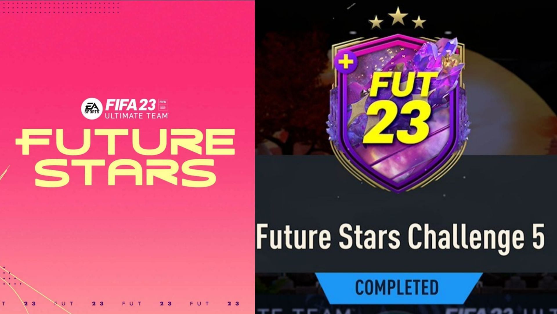 FIFA 23 players can improve their swaps program rewards by completing the Future Stars Challenge 5 SBC (Images via EA Sports)